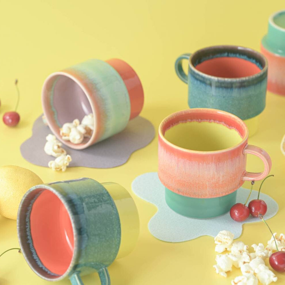 Yumchaos 陶瓷杯 (薄荷綠)│Yumchaos Ceramic Mug (Space Mint)