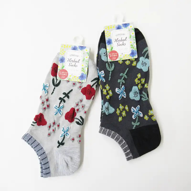 STREAM 花卉輕盈運動襪 │STREAM Floral Floaty Ankle Socks