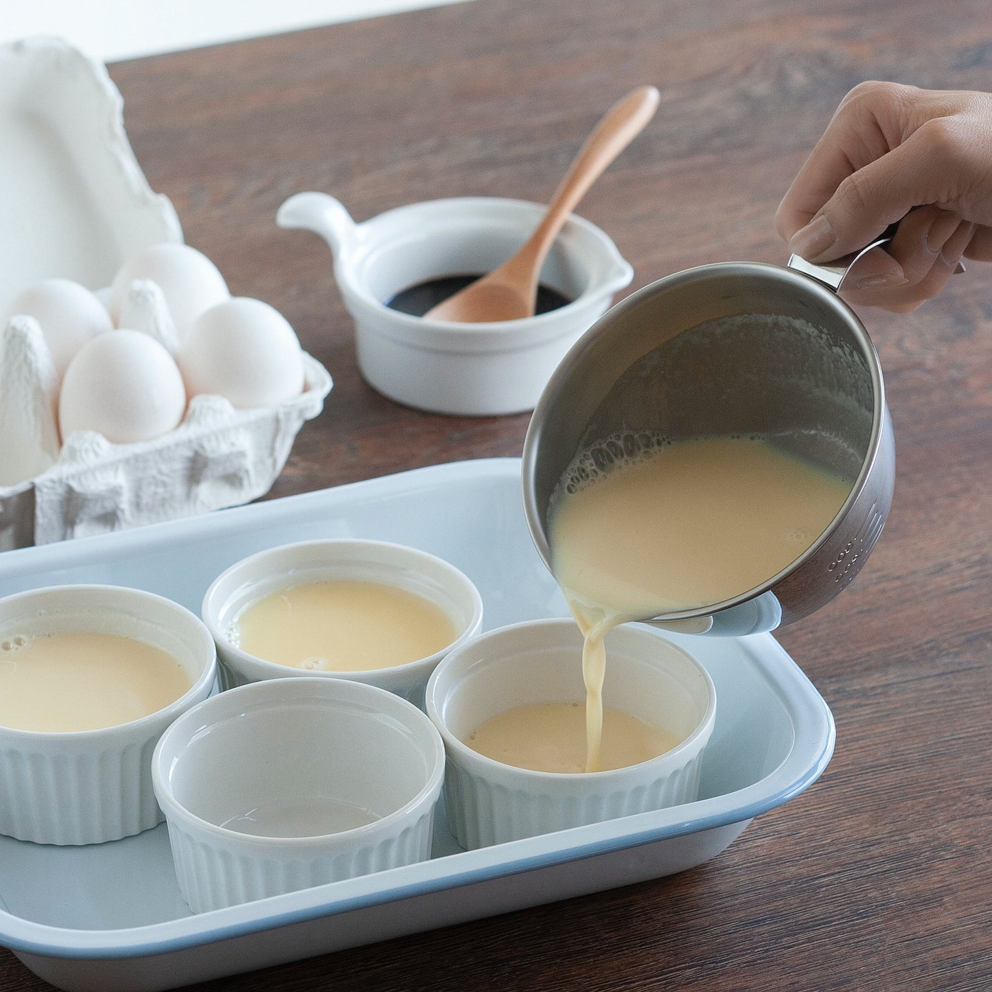 日本不銹鋼刻度碗連手柄│Japan Stainless Steel Measure Bowl with Handle