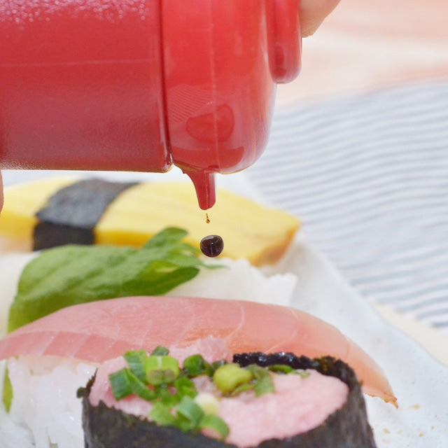 日本製紅色醬油小瓶│Japanese Red Soy Sauce Dispenser