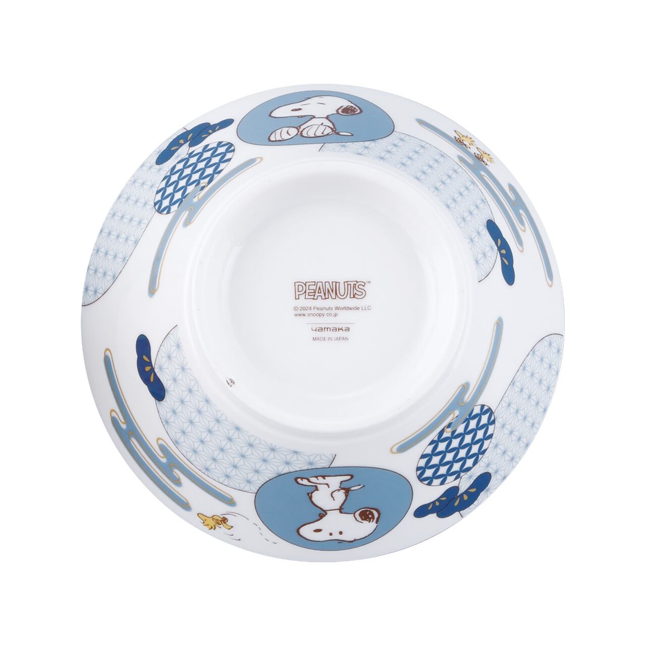 史諾比日本製丼飯碗18cm - 藍色│Snoopy Wafu Donburi Bowl 18cm - Blue