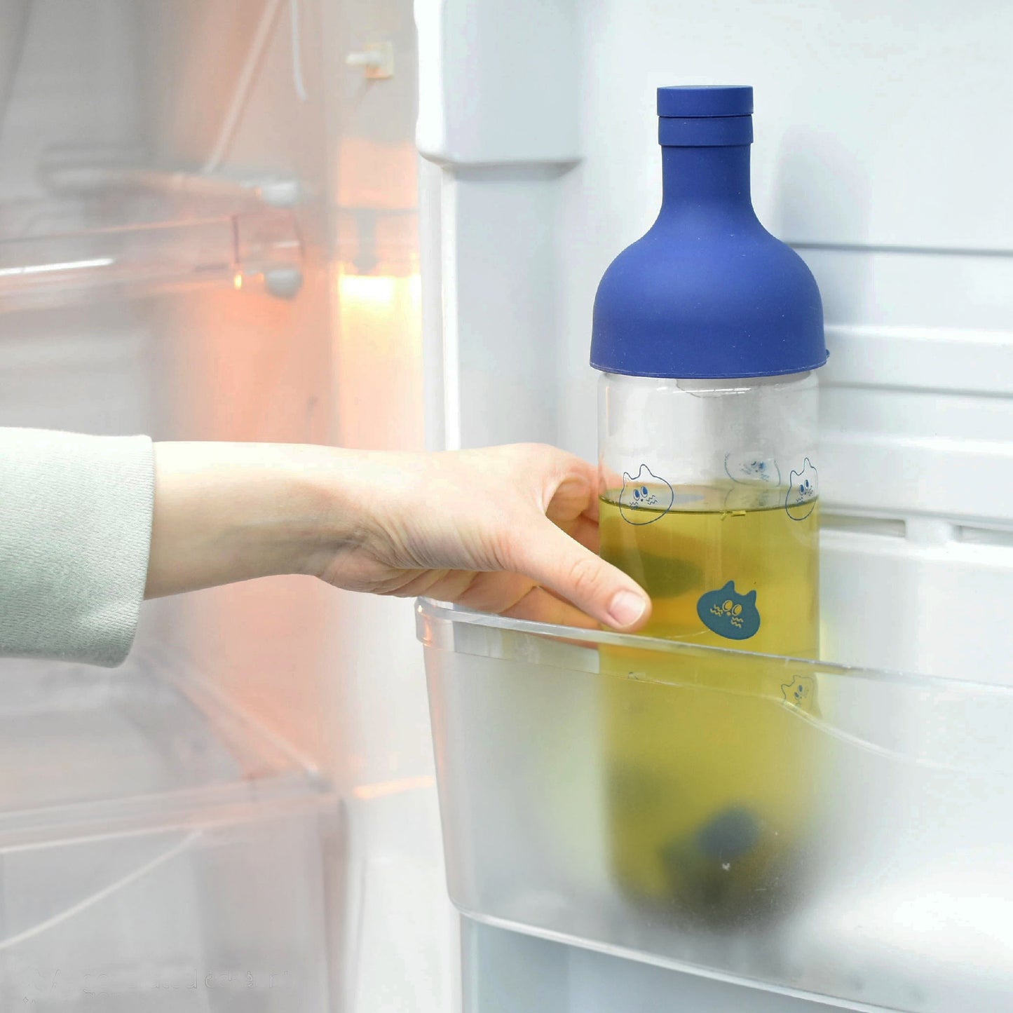 療癒貓日本製冷泡茶瓶│Itawari Cat Cold Brew Tea Bottle