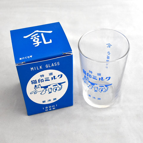 復古風貓印玻璃杯│Retro Cat Label Water Glass
