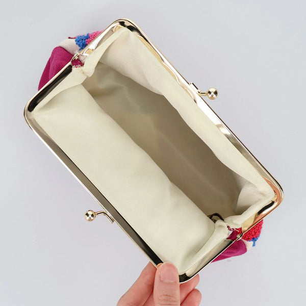 Little My Organic Cotton Jacquard Pouch│阿美有機棉緹花口金包