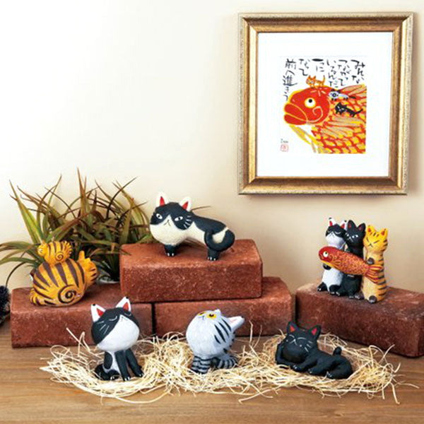 糸井忠晴親子貓咪擺設*Itoi Tadaharu Mama and Child