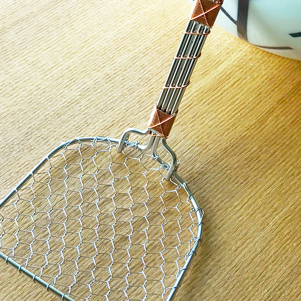 日本手工不銹鋼撈勺 Japan Handmade Mesh Ladle