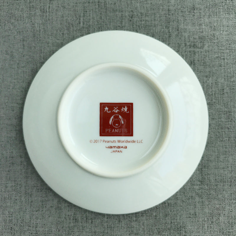 九谷燒 Snoopy 小碟 - 露營 Kutani Ware Snoopy Plate - camping