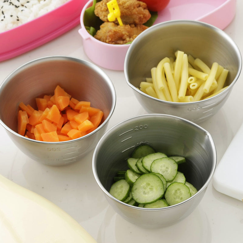 日本不銹鋼刻度小碗套裝 Japan Stainless Steel Measure Bowl Set