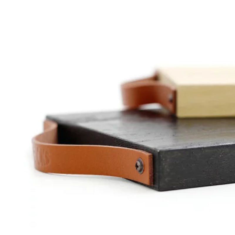 日本橡木上菜板 - 炭黑色│Japanese Oakwood Serving Board - Charcoal