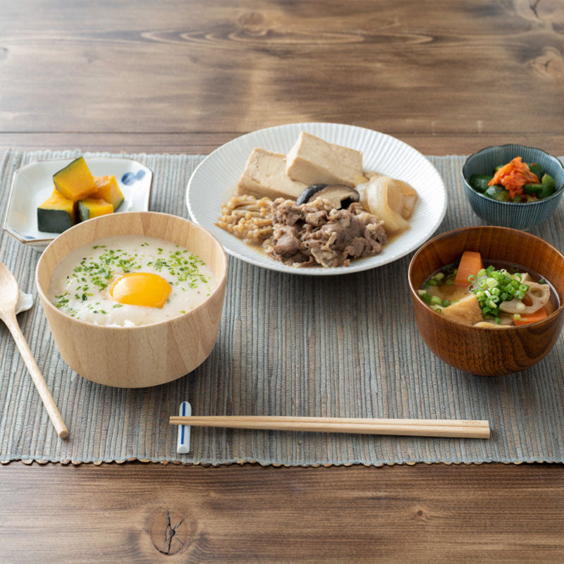 日本製手工橡膠木碗 │Handcrafted Rubberwood Bowl