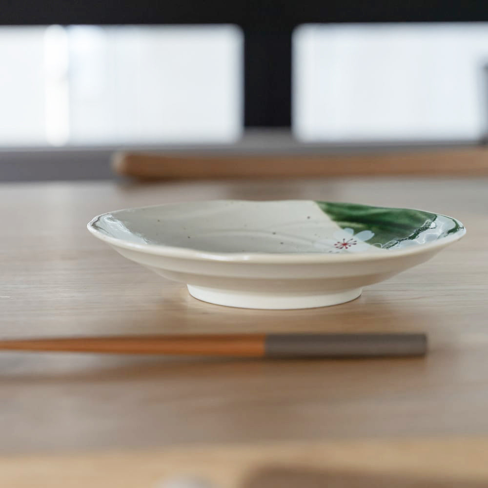 龍貓櫻花美濃燒21cm餐碟 Totoro Sakura Minoware Plate 21cm