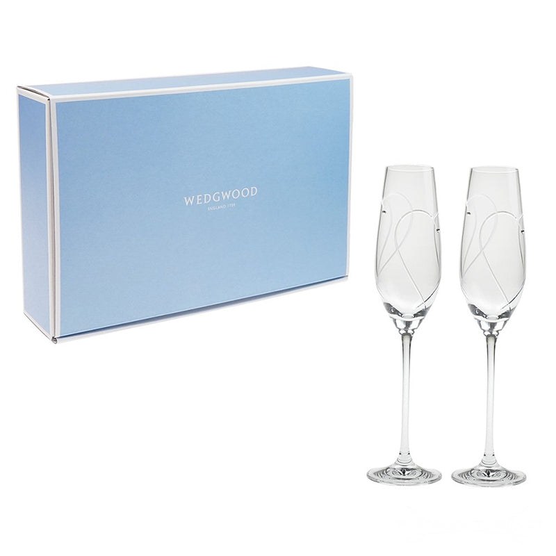 Wedgwood 心相印香檳杯套裝│Wedgwood Promise Hearts Pair Champagne Glasses