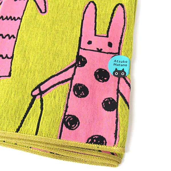 巴黎小兔 日本今治浴巾 - 黃色 Paris Rabbit Imabari Gauze Bath Towel - Yellow