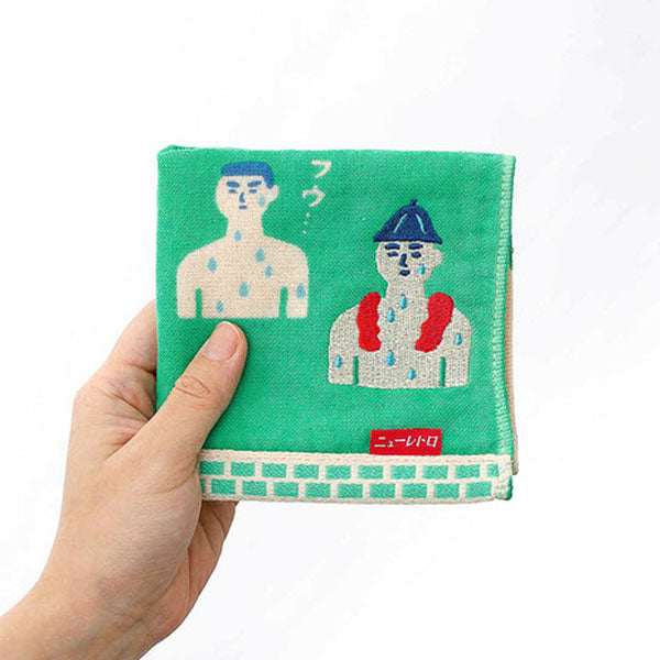 澡堂復古風方巾│Retro Bathhouse Wash Towel