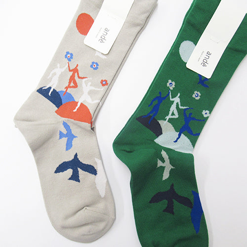 Andè 奈良製襪子 - 舞 │Andè Nara Socks - Odori