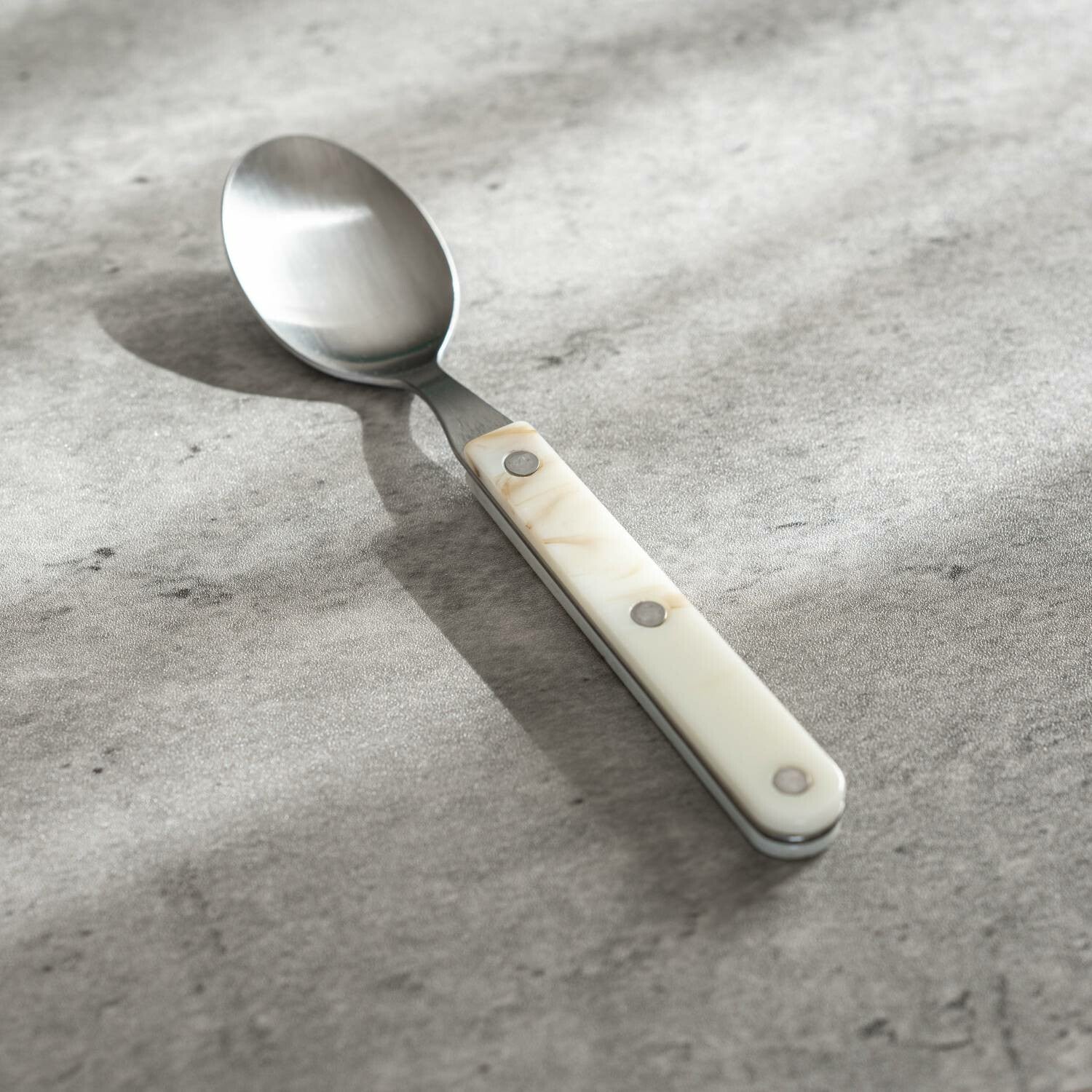 日本 月白雲石紋湯匙│Japan Luna Marble Soup Spoon