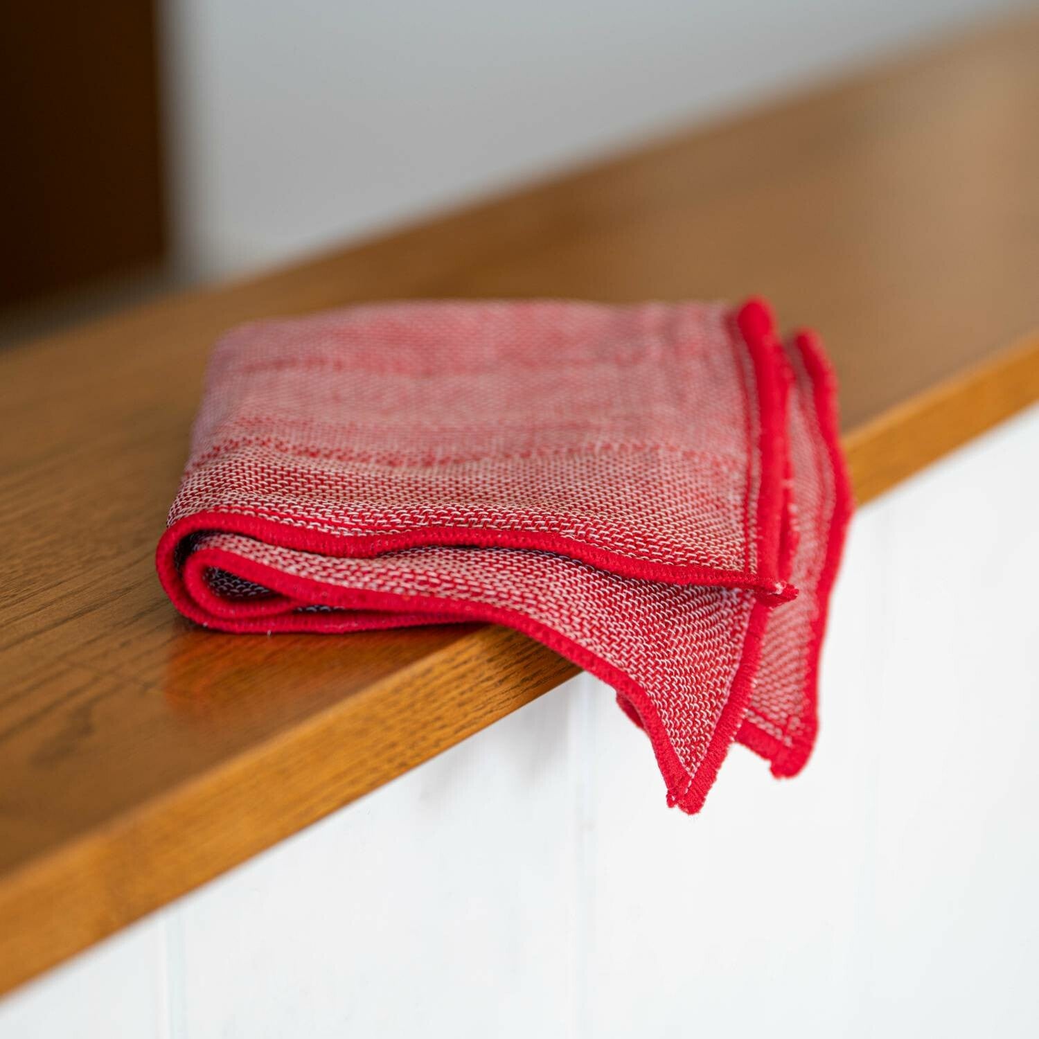 四季彩 椿之色抹布│Shikisai Tsubaki-Coloured Kaya Dishcloth