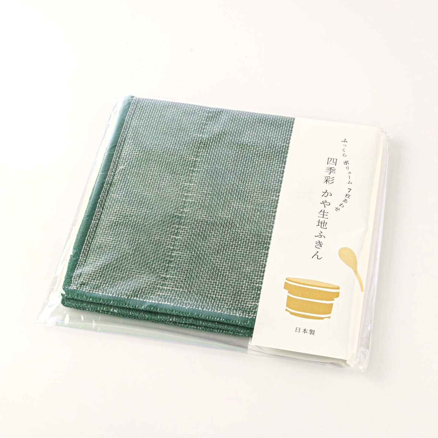 四季彩 松之色抹布│Shikisai Pine-Coloured Kaya Dishcloth