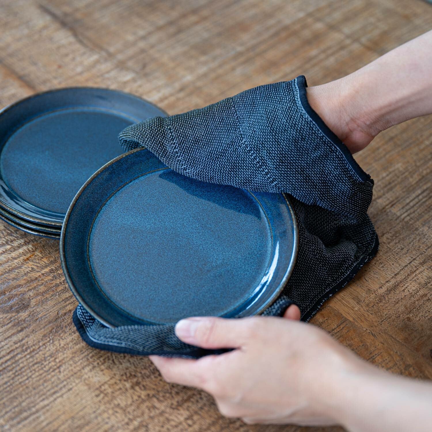 四季彩 夜空之色抹布│Shikisai Night Sky-Coloured Kaya Dishcloth