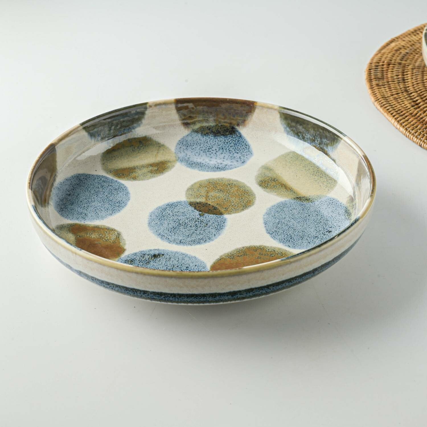 日本彩點陶瓷餐碟 (2件裝)│Japanese Colour Dot Ceramic Plate (2-piece)