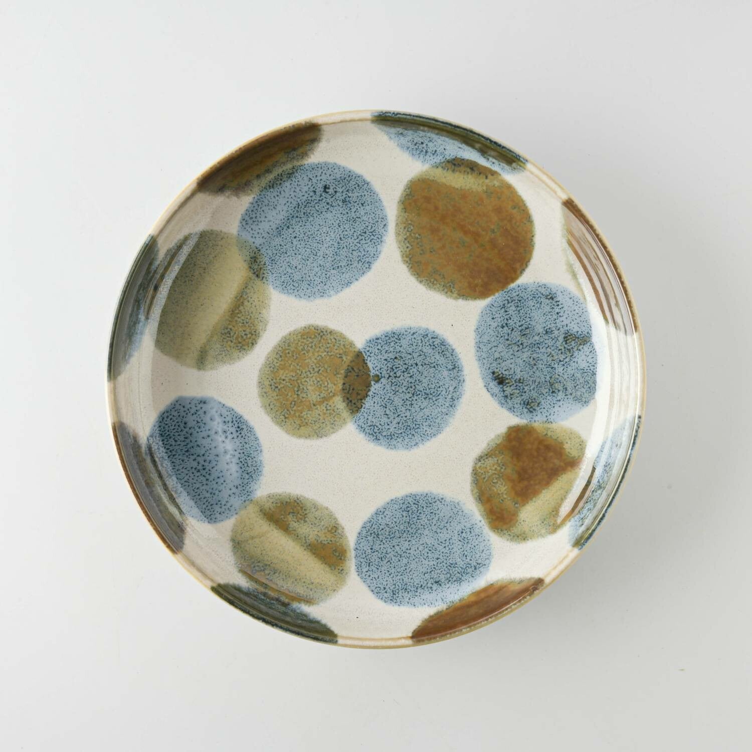 日本彩點陶瓷餐碟 (2件裝)│Japanese Colour Dot Ceramic Plate (2-piece)