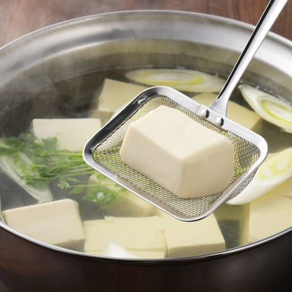 日本製角型細網撈勺│Square Scoop-Style Fine Mesh Skimmer