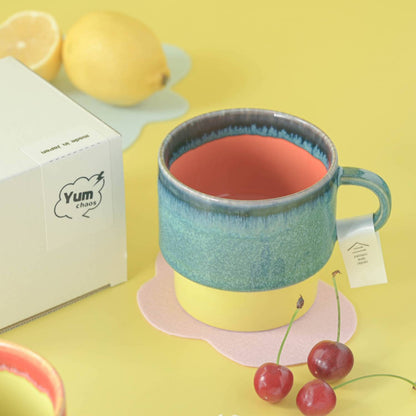 Yumchaos 陶瓷杯 (薄荷綠)│Yumchaos Ceramic Mug (Space Mint)