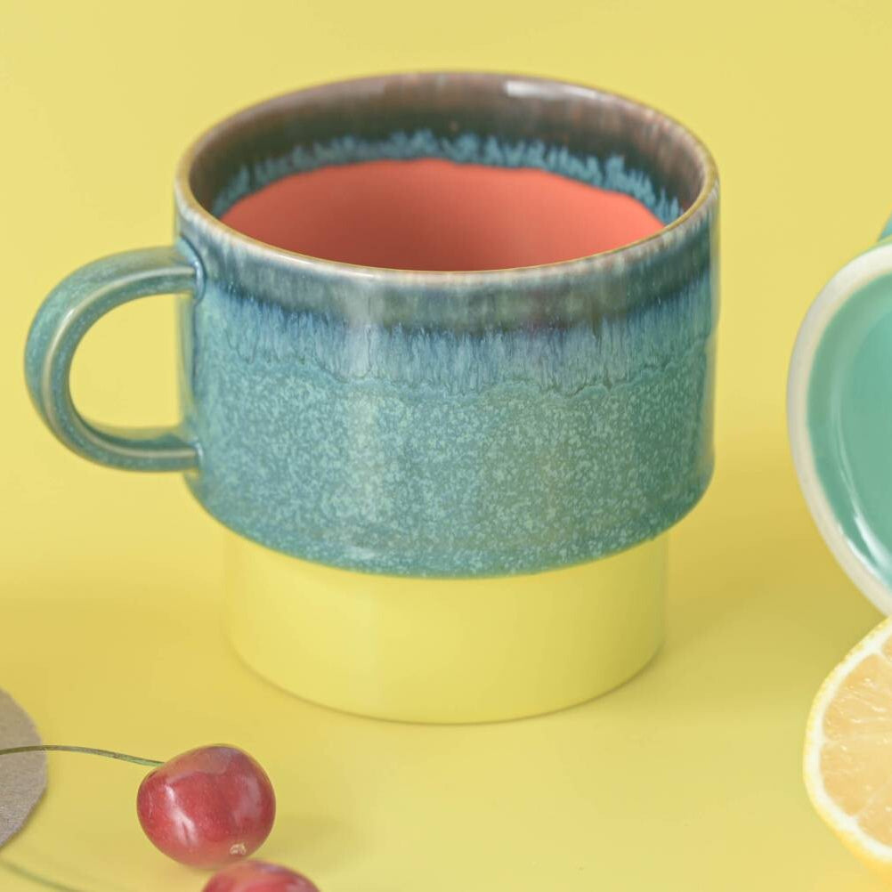 Yumchaos 陶瓷杯 (薄荷綠)│Yumchaos Ceramic Mug (Space Mint)