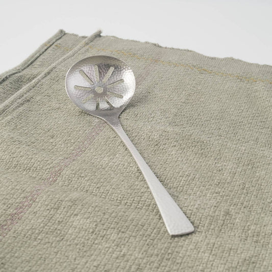 日本槌目紋漏勺 (花形)│Stainless Steel draining spoon (Flower)