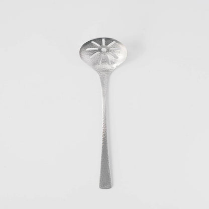 日本槌目紋漏勺 (花形)│Stainless Steel draining spoon (Flower)