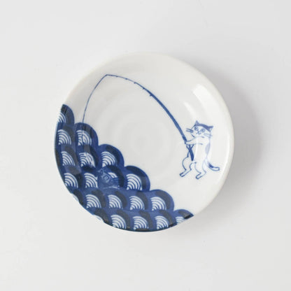 高水窯手繪貓小碟禮盒│Hand-Painted Cat Petite Plate Boxset