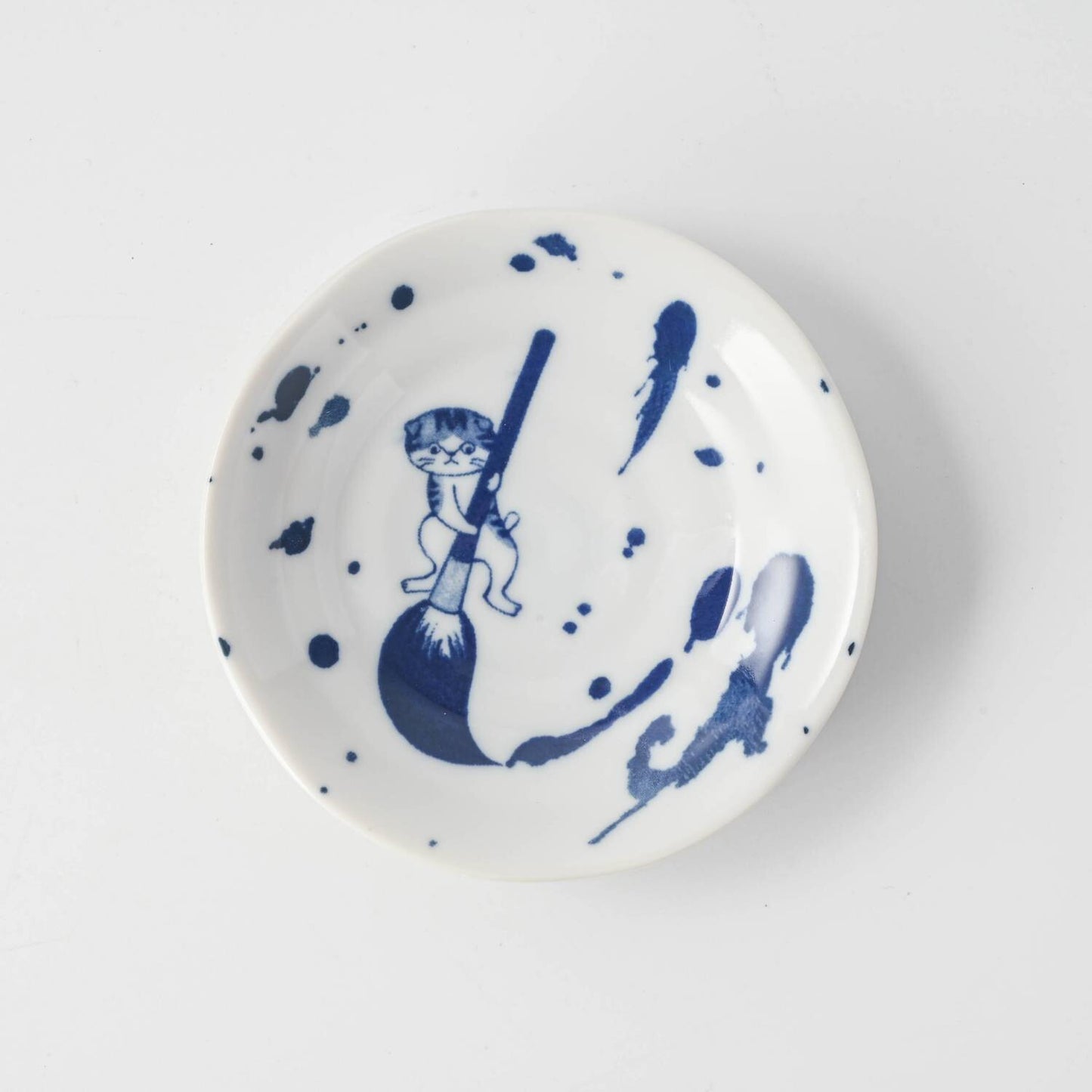 高水窯手繪貓小碟禮盒│Hand-Painted Cat Petite Plate Boxset