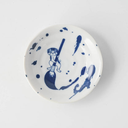 高水窯手繪貓小碟禮盒│Hand-Painted Cat Petite Plate Boxset