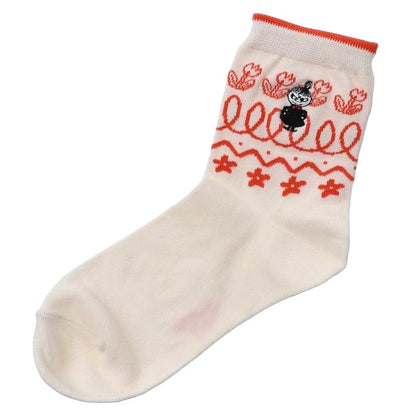 阿美北歐風短襪 │Little My Beige Nordic Style Crew Socks