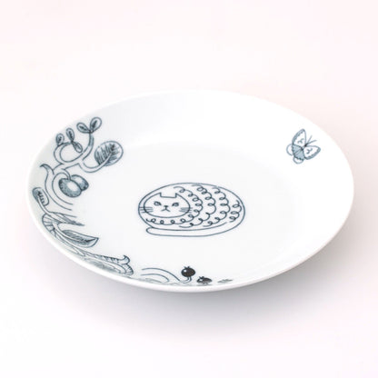 波佐見燒小貓瓷器沙律碟│Hasami Ware Cat Porcelain Salad Plate