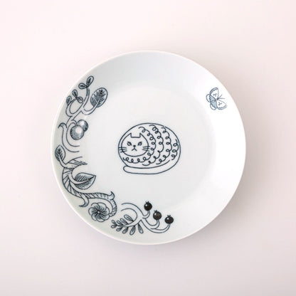 波佐見燒小貓瓷器沙律碟│Hasami Ware Cat Porcelain Salad Plate