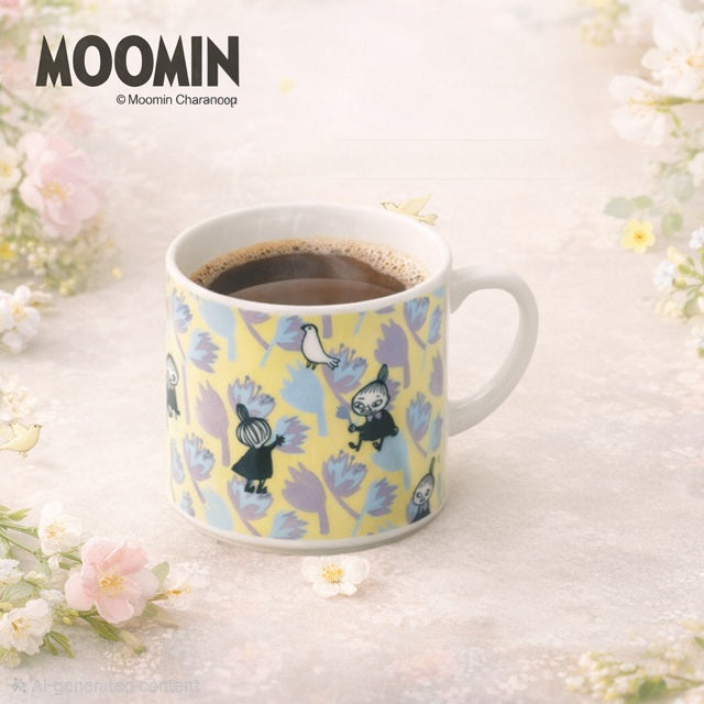 日本製阿美木與小鳥瓷杯│Little My & Bird Ceramic Mug