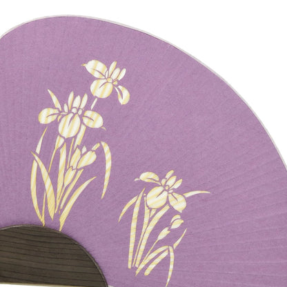 日本製花語團扇 - 菖蒲│Made in Japan Hanakotoba Uchiwa Fan - Iris