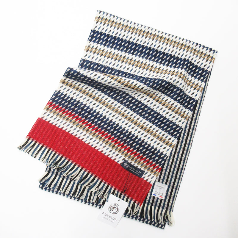 P.CORNILLON 法國製圍巾 (RD)│P.CORNILLON French Muffler (RD)