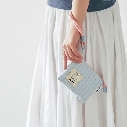 Miffy 粉色系絎縫手挽小包│Miffy Pop-Color Quilted Wrist Pouch