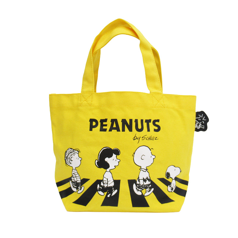 PEANUTS 亮彩斑馬線手挽袋