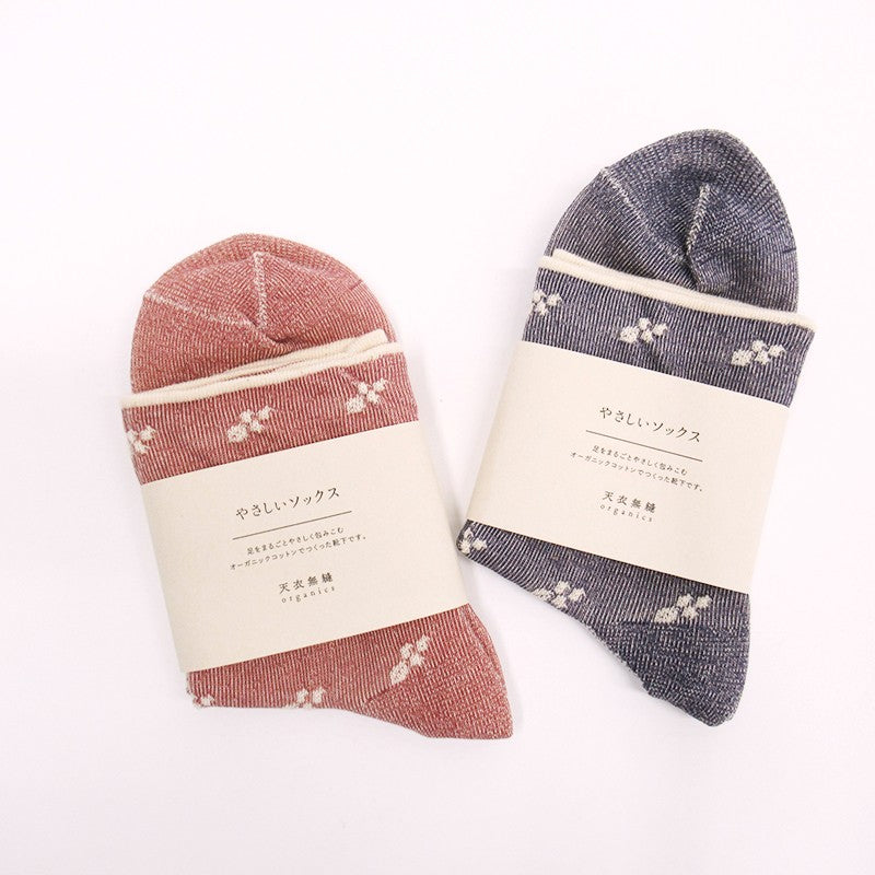 天衣無縫 有機棉柔短襪 (紫色)│Tenimuhou Organic Cotton Gentle Ankle (Purple)