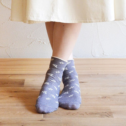 天衣無縫 有機棉柔短襪 (紫色)│Tenimuhou Organic Cotton Gentle Ankle (Purple)