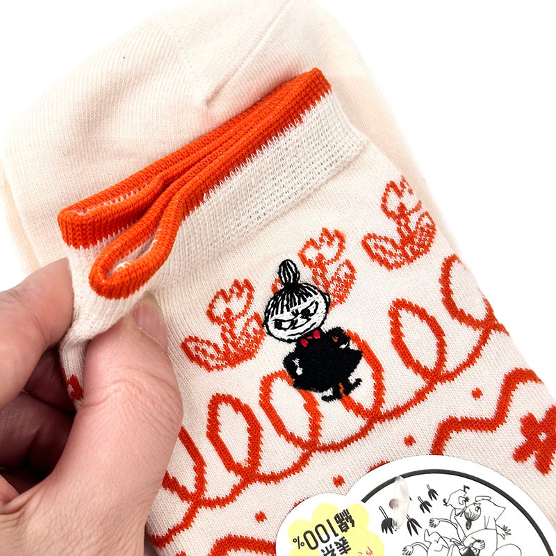 阿美北歐風短襪 │Little My Beige Nordic Style Crew Socks