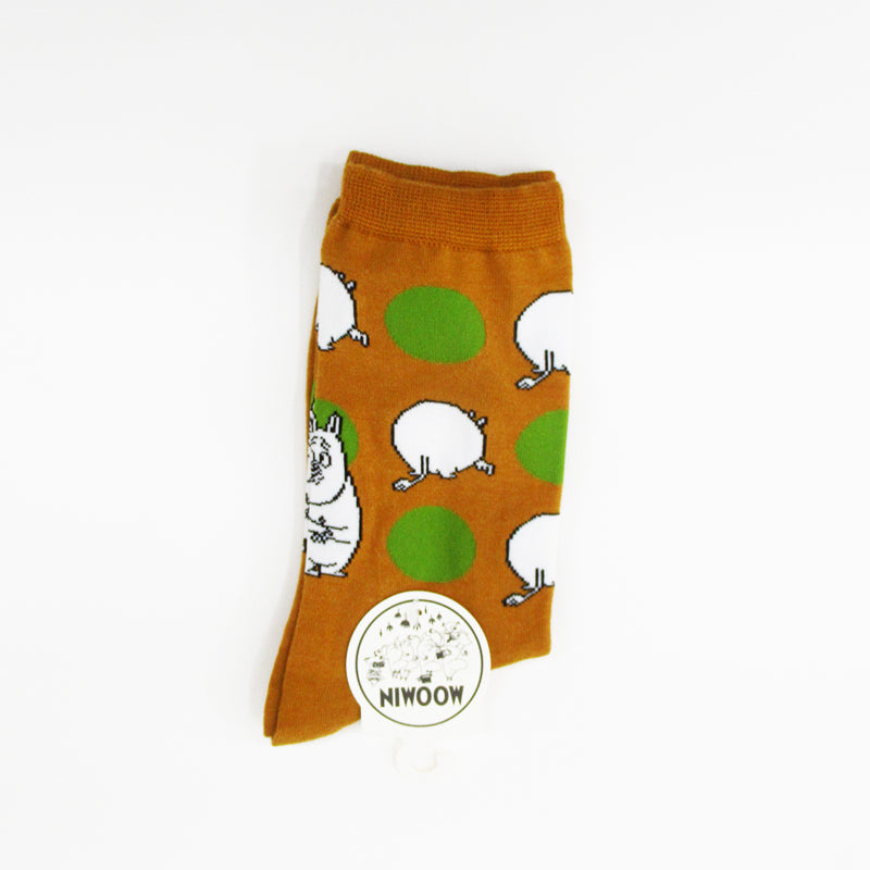 姆明波點短襪 │Moomin Dots Low Crew Socks