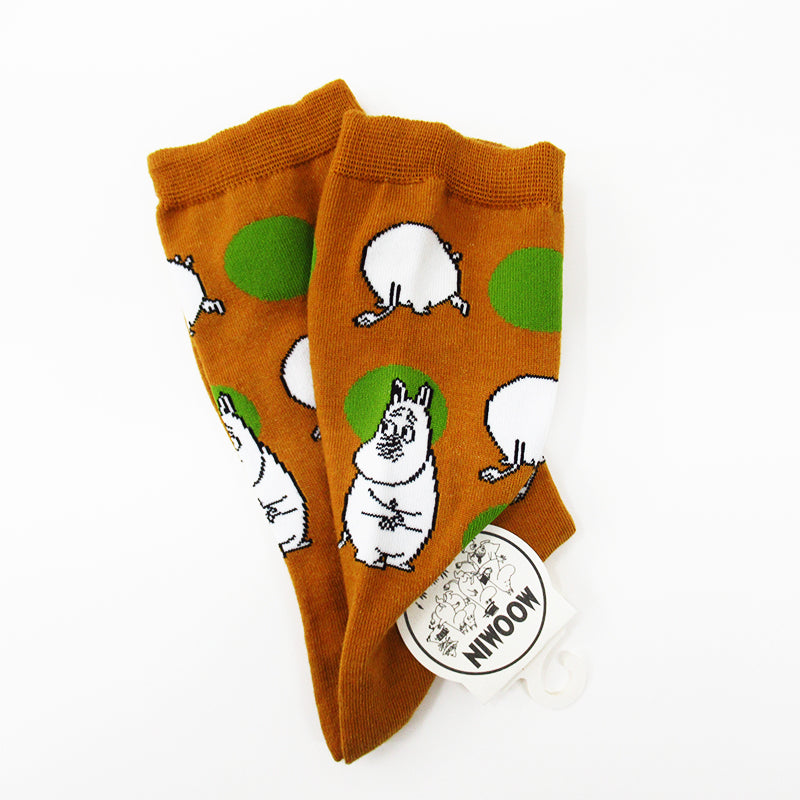 姆明波點短襪 │Moomin Dots Low Crew Socks