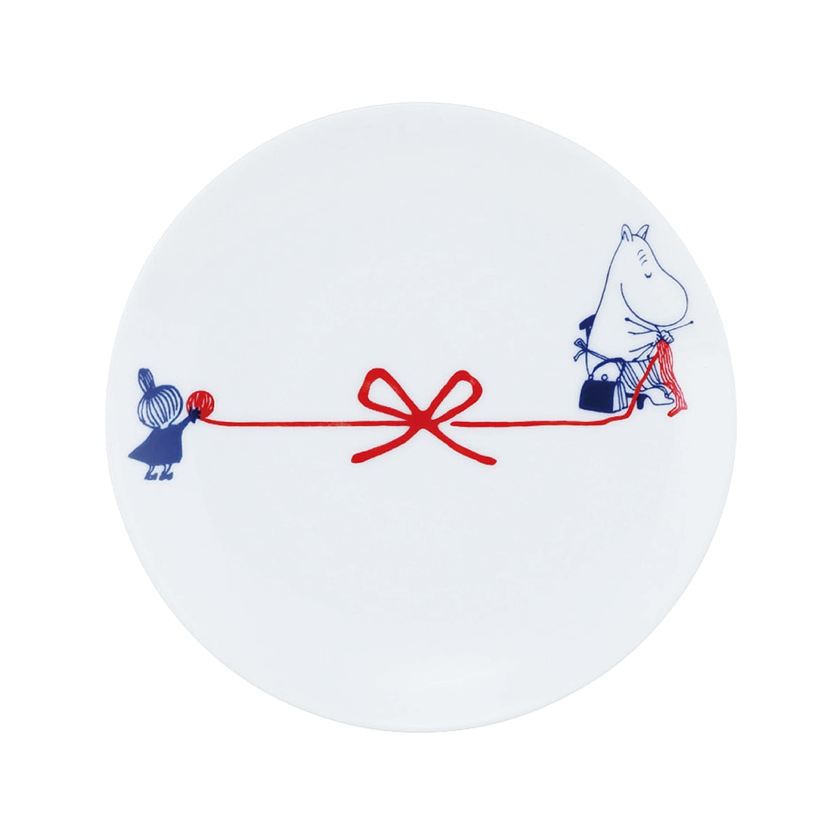 姆明日本製甜品碟 - 水引│Moomin Dessert Plate - Mizuhiki