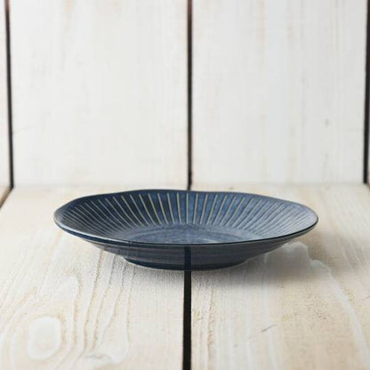 美濃燒靛藍十草餐碟│Minoware Indigo Tokusa Plate
