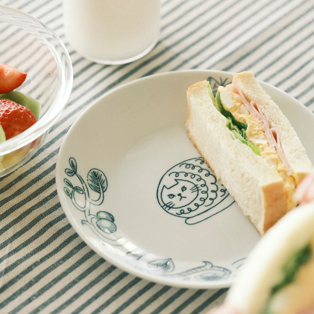波佐見燒小貓瓷器沙律碟│Hasami Ware Cat Porcelain Salad Plate