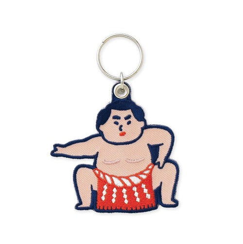 刺繡匙扣 - 相撲手│Stitch Work Keychain – Sumo Wrestler